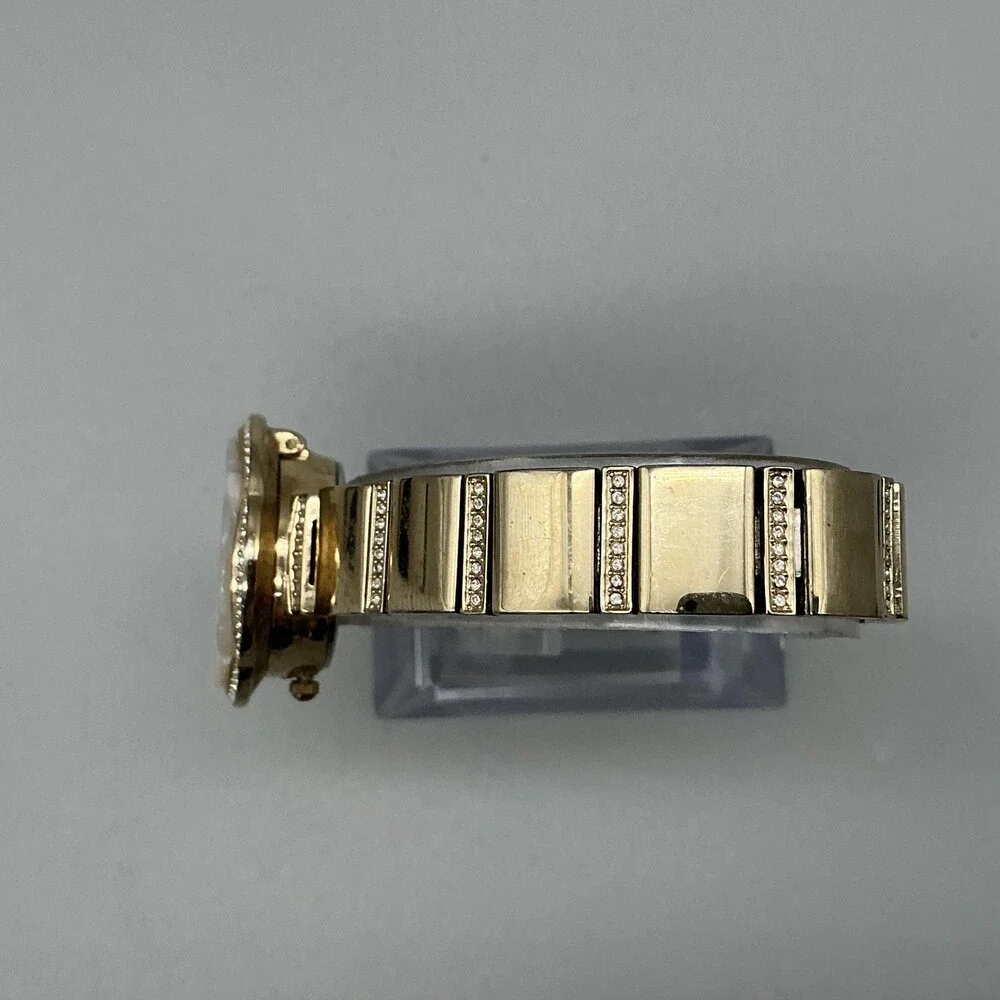 Anne Klein AK/3342 Womens Watch 30mm MOP Dial Gold Tone Rose New Battery 7